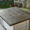 Rectangular Fire Tables - Alcott Close up with burner cover