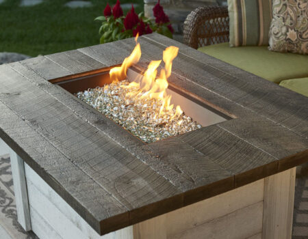 Rectangular Fire Tables - Alcott close up