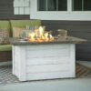 Rectangular Fire Tables - Alcott with wind guard
