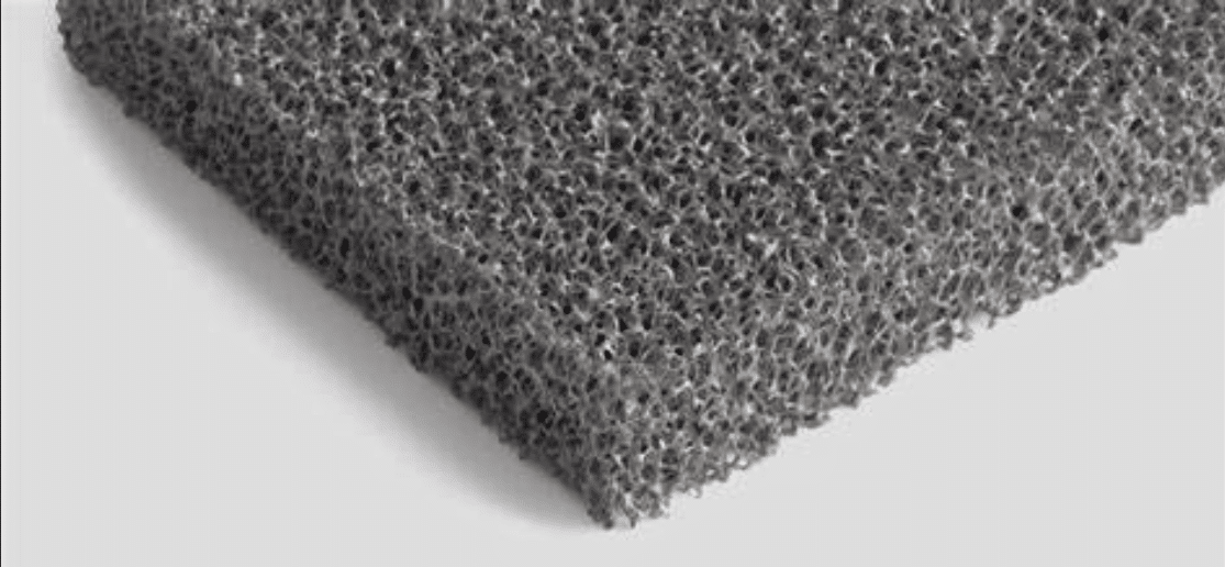 What is reticulated foam?