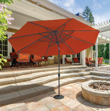 Umbrella 8 x 10 Rectangular Deluxe Auto Tilt Shop - Patio Furiture ...