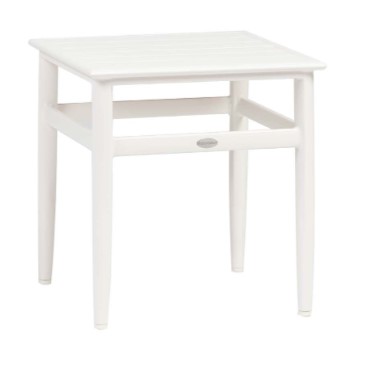 lyon side table white
