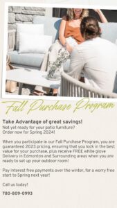Fall Purchase Program ad